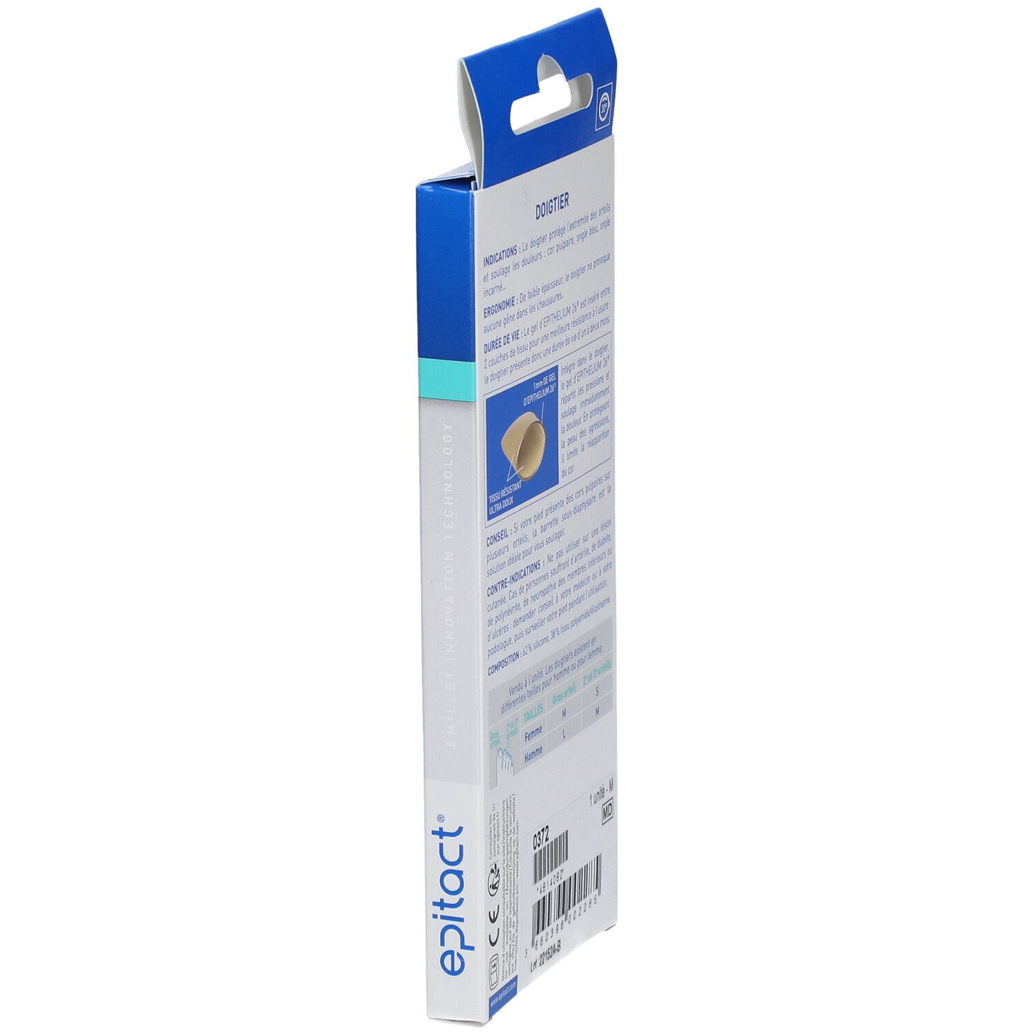 Epitact® Vingerhoed Likdoorn, ingegroeide teennagel M