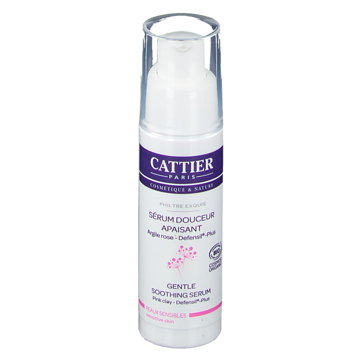 Cattier Sérum Douceur Apaisant Argile Rose - Defensil®-plus 30 Ml 