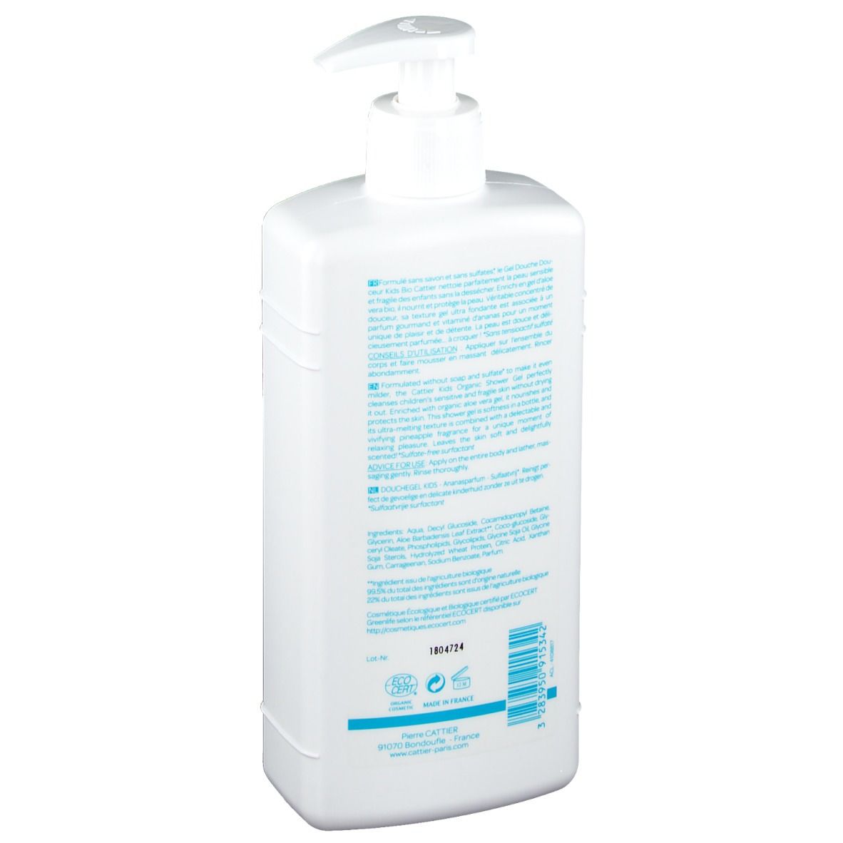 CATTIER KIDS GEL DCH DOUCEUR 500ML