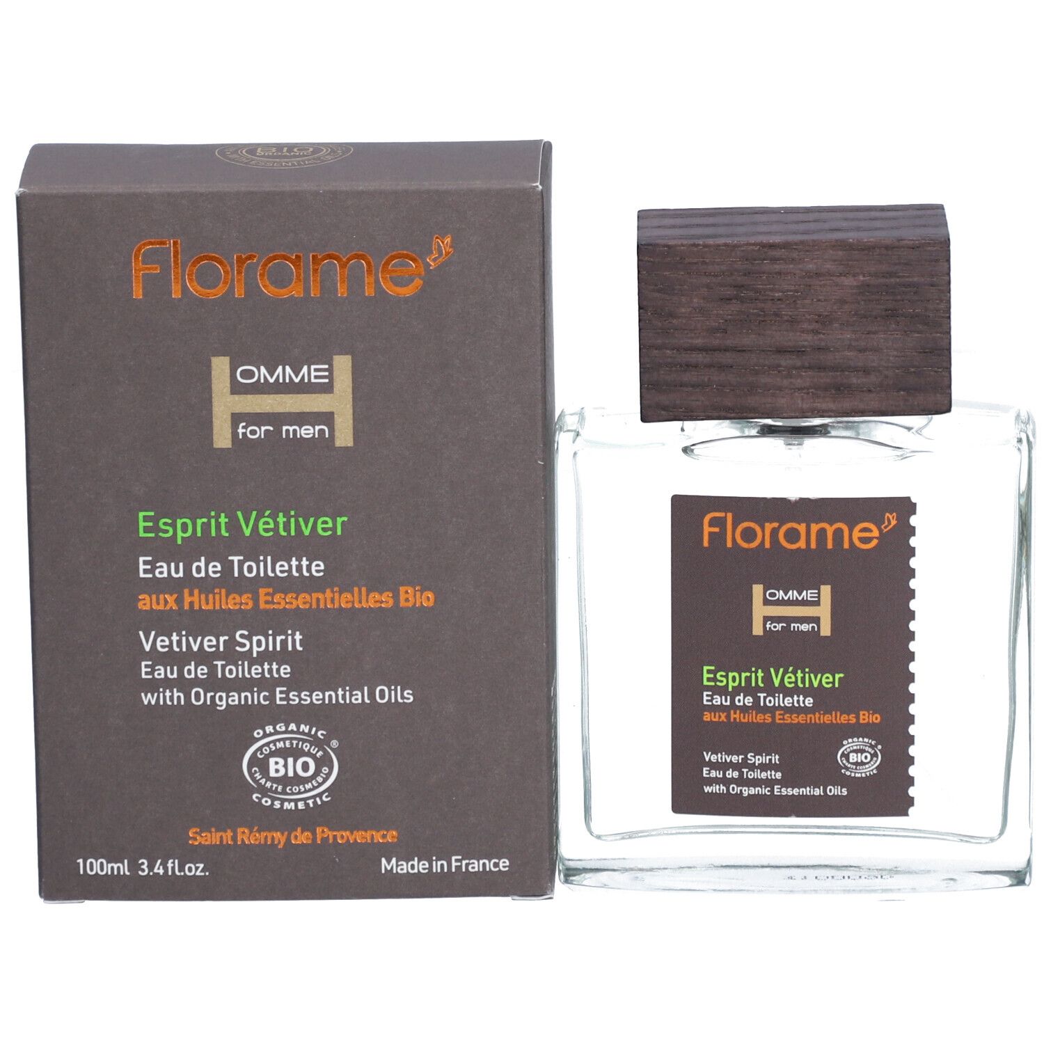 Florame Homme Eau de Toilette Esprit Vétiver