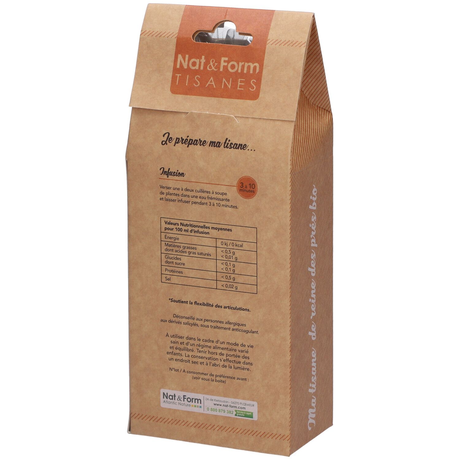 Nat&Form Tisane Reine des prés bio