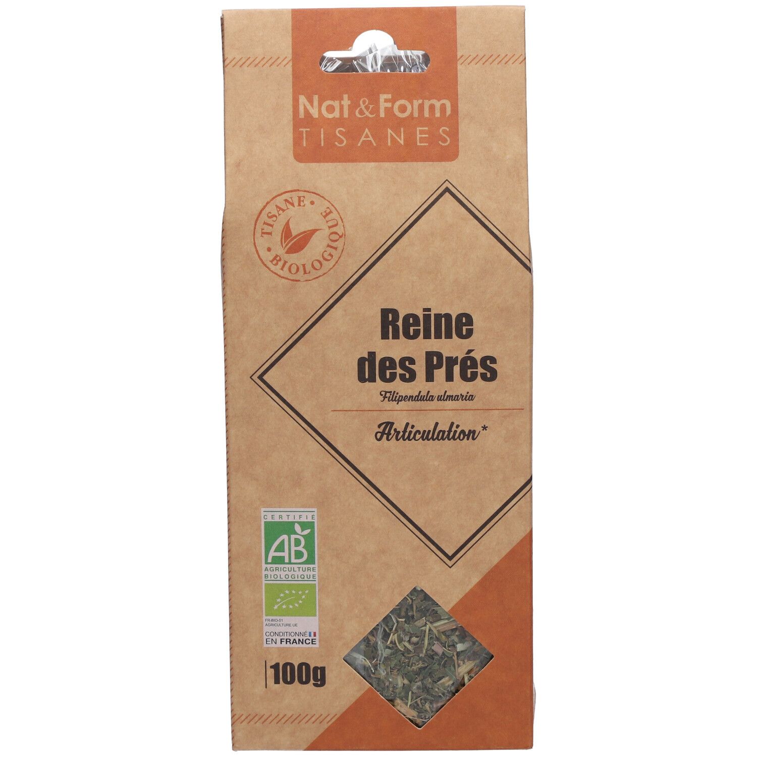 Nat&Form Tisane Reine des prés bio