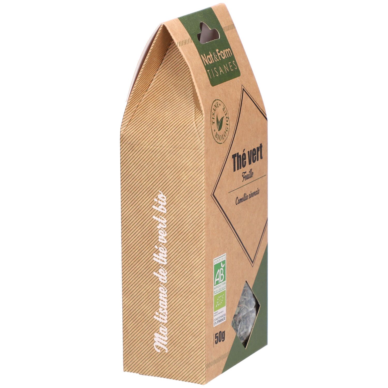 Nat&Form Tisane Thé vert bio