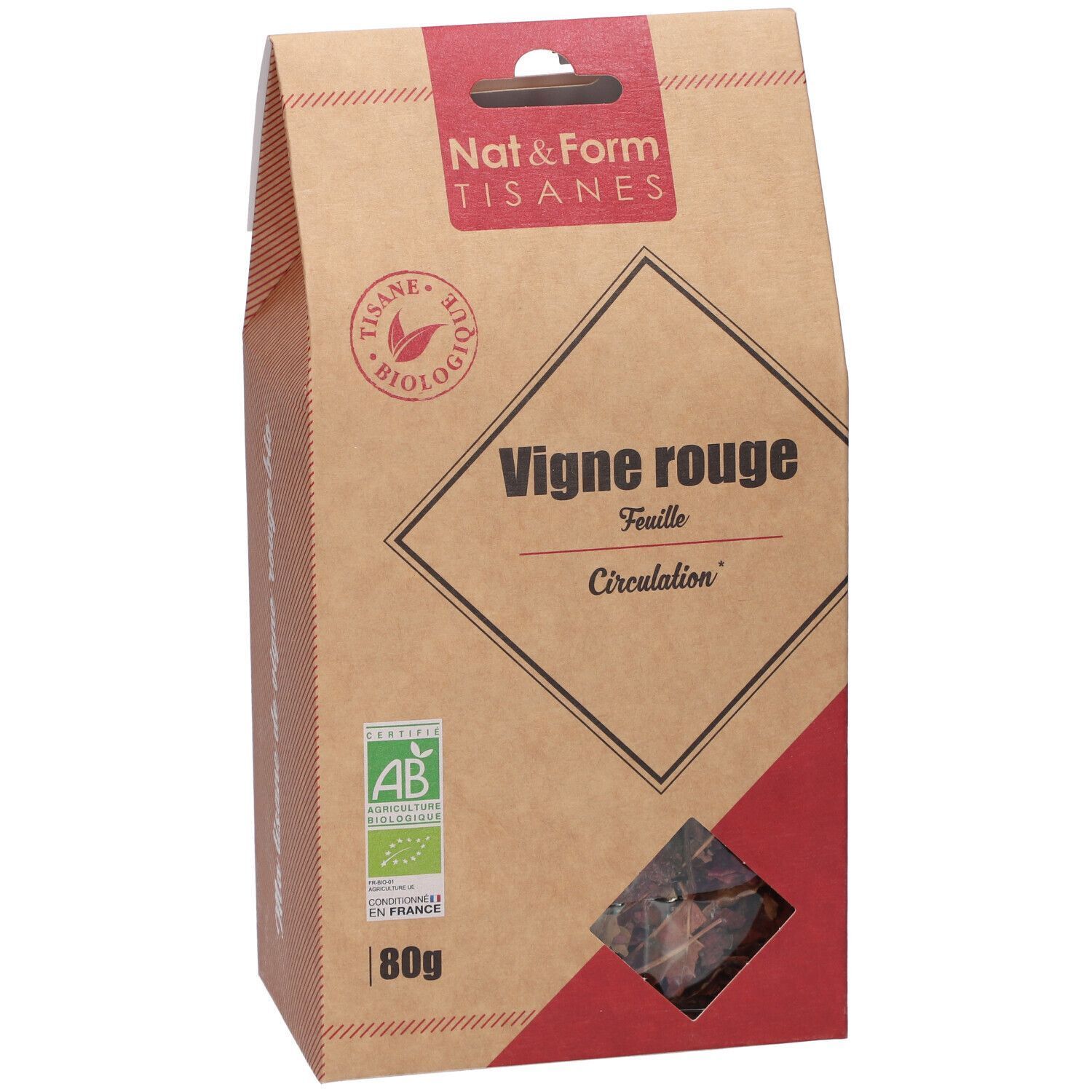 Nat&Form Tisane Vigne rouge bio