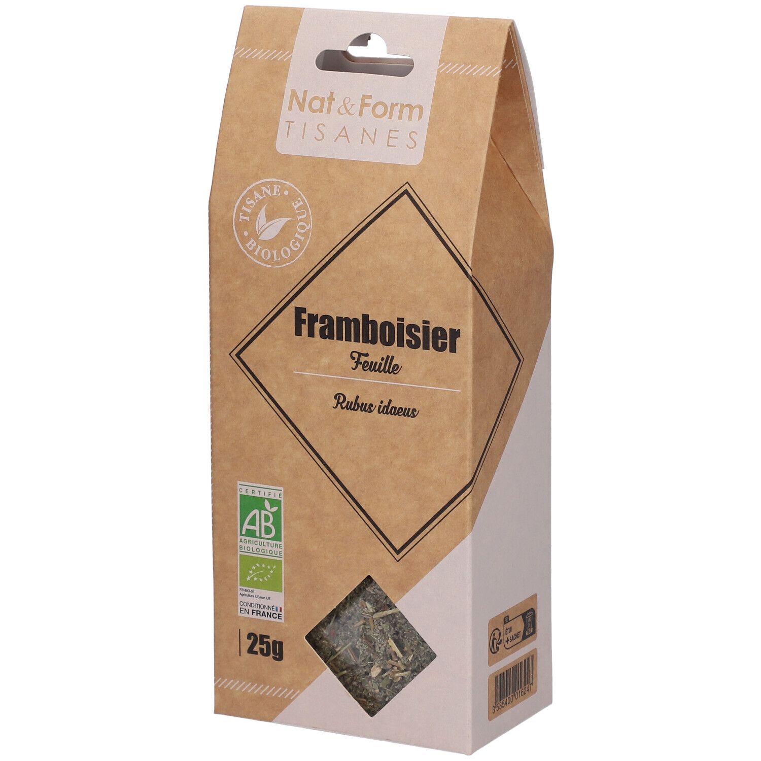 Nat&Form Tisane Framboisier bio