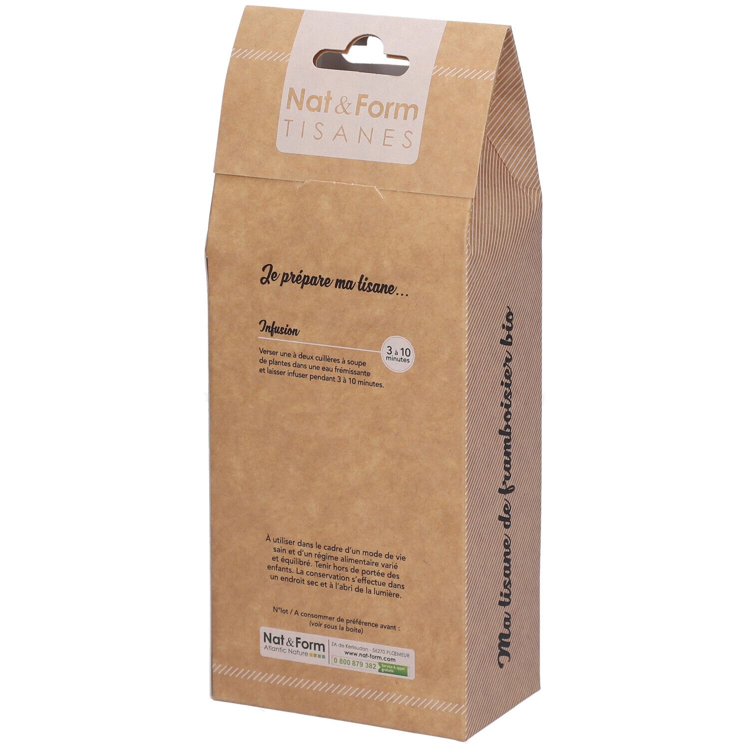 Nat&Form Tisane Framboisier bio