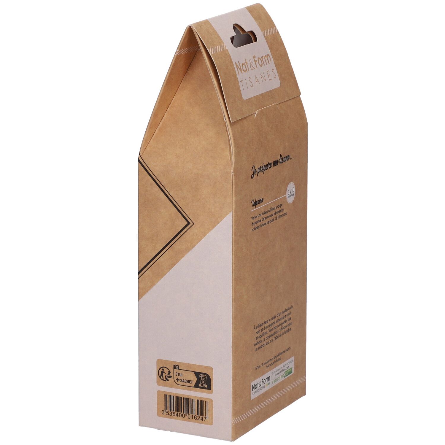 Nat&Form Tisane Framboisier bio