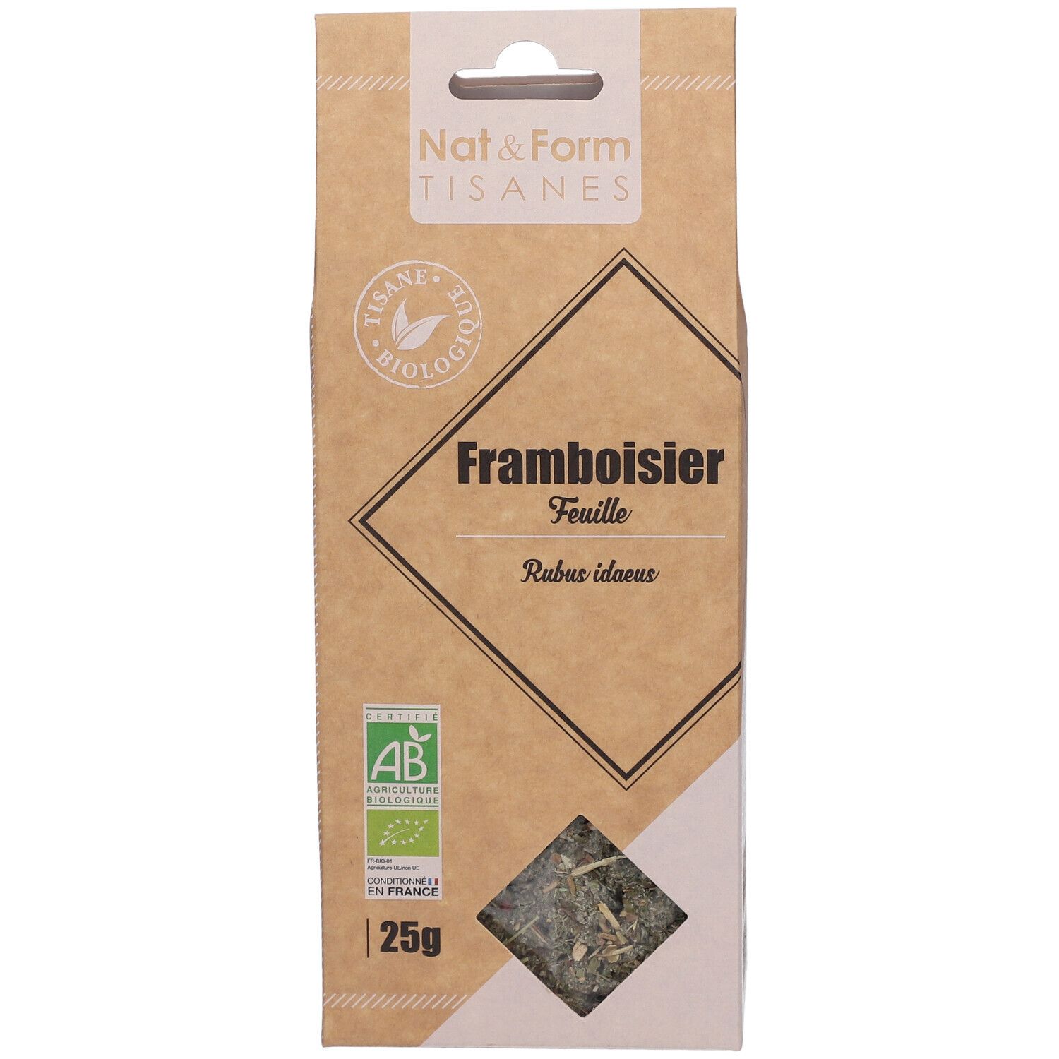 Nat&Form Tisane Framboisier bio