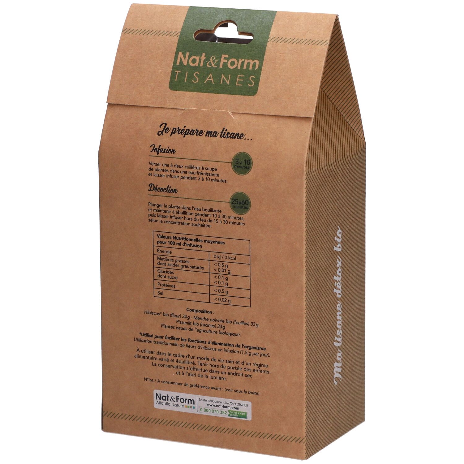 Nat&Form Detoxthee bio