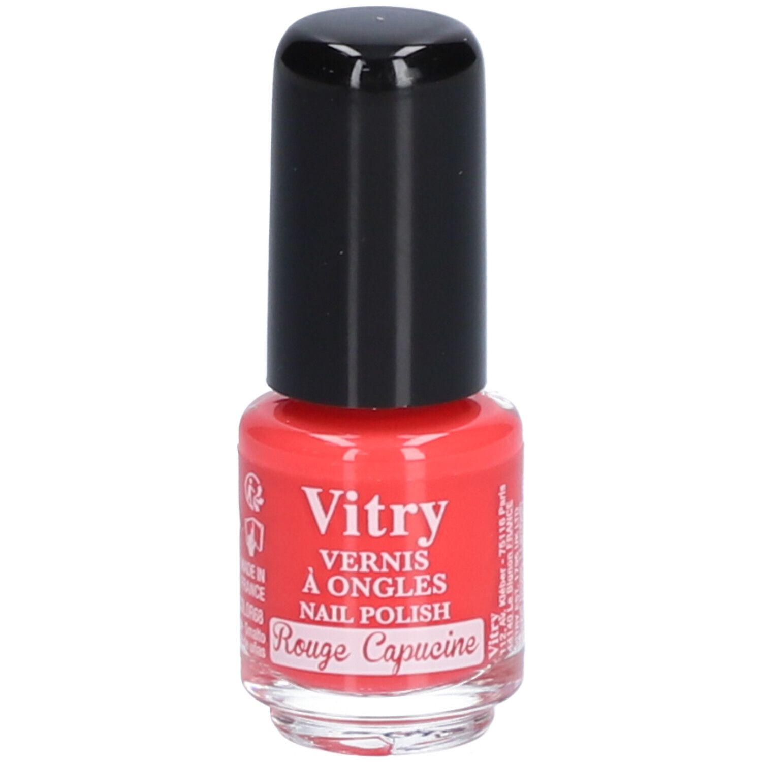 Vitry Mini Nagellak Kapucijn Rood