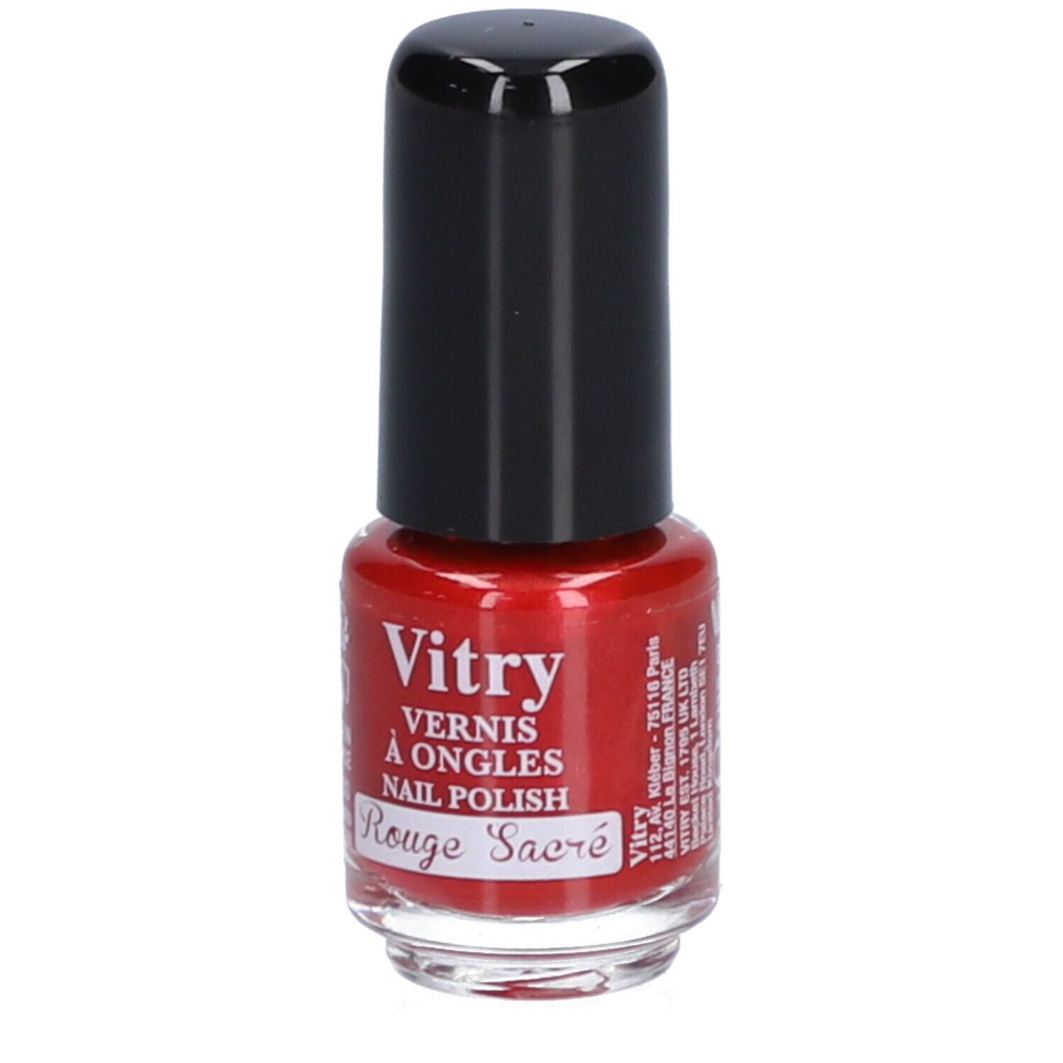 Vitry Mini vernis rouge sacre