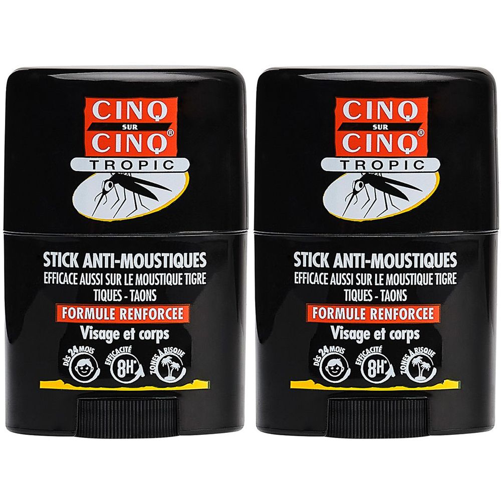 Cinq sur Cinq Stick Tropic Anti-Moustiques