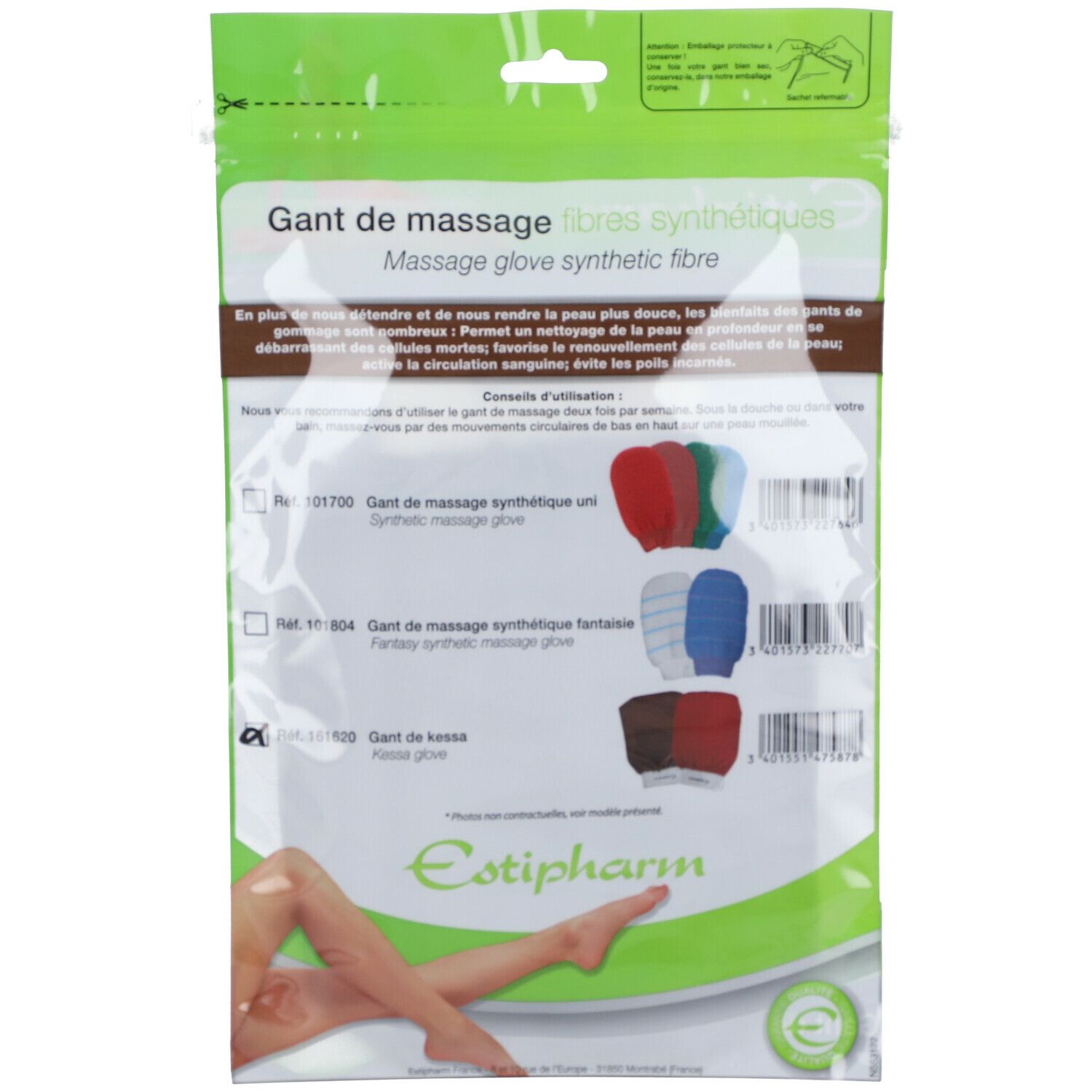 Estipharm Gant de Massage Kessa