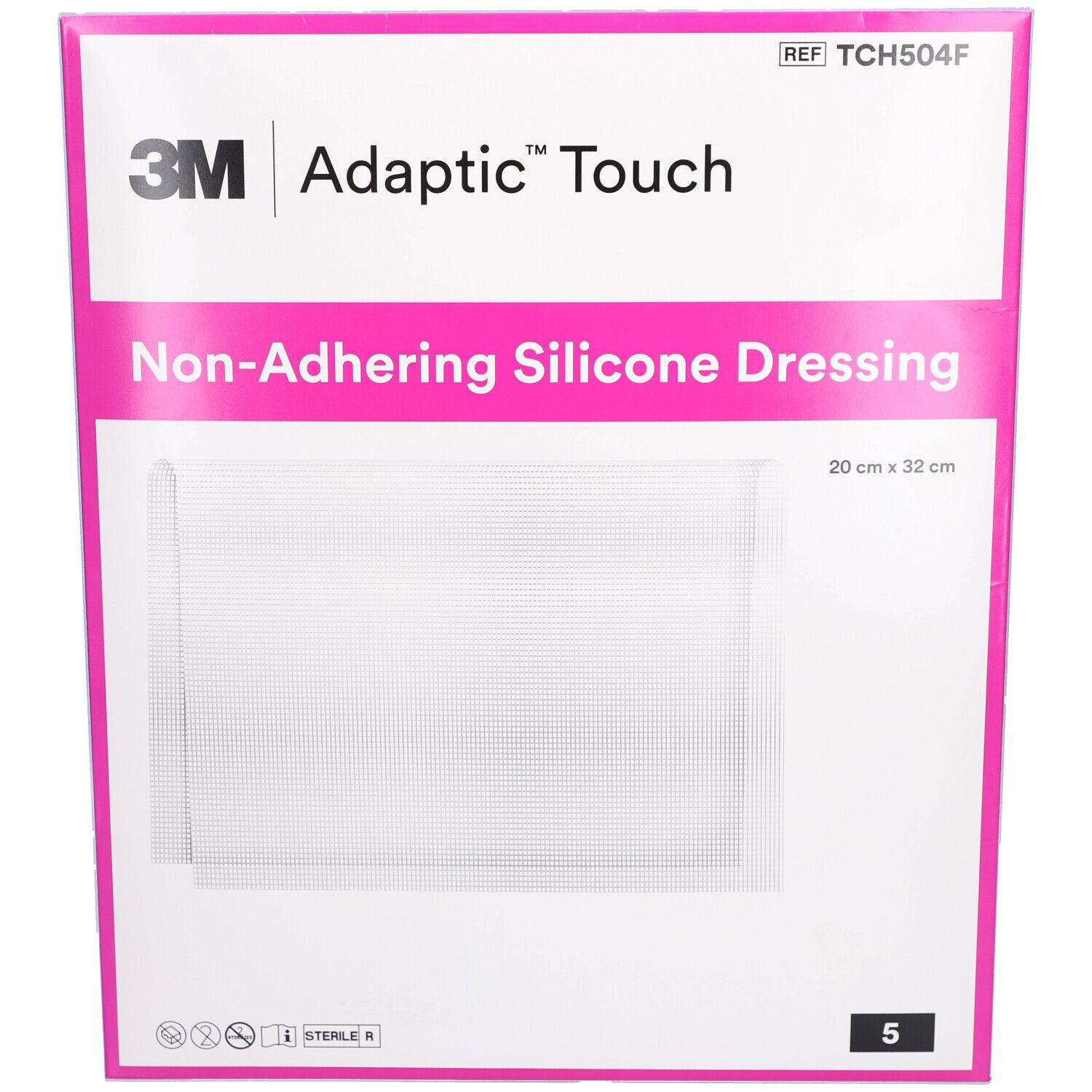 3M Adaptic™ Touch Steriel Niet-verklevend Silicone Interface verband 20 x 32 cm
