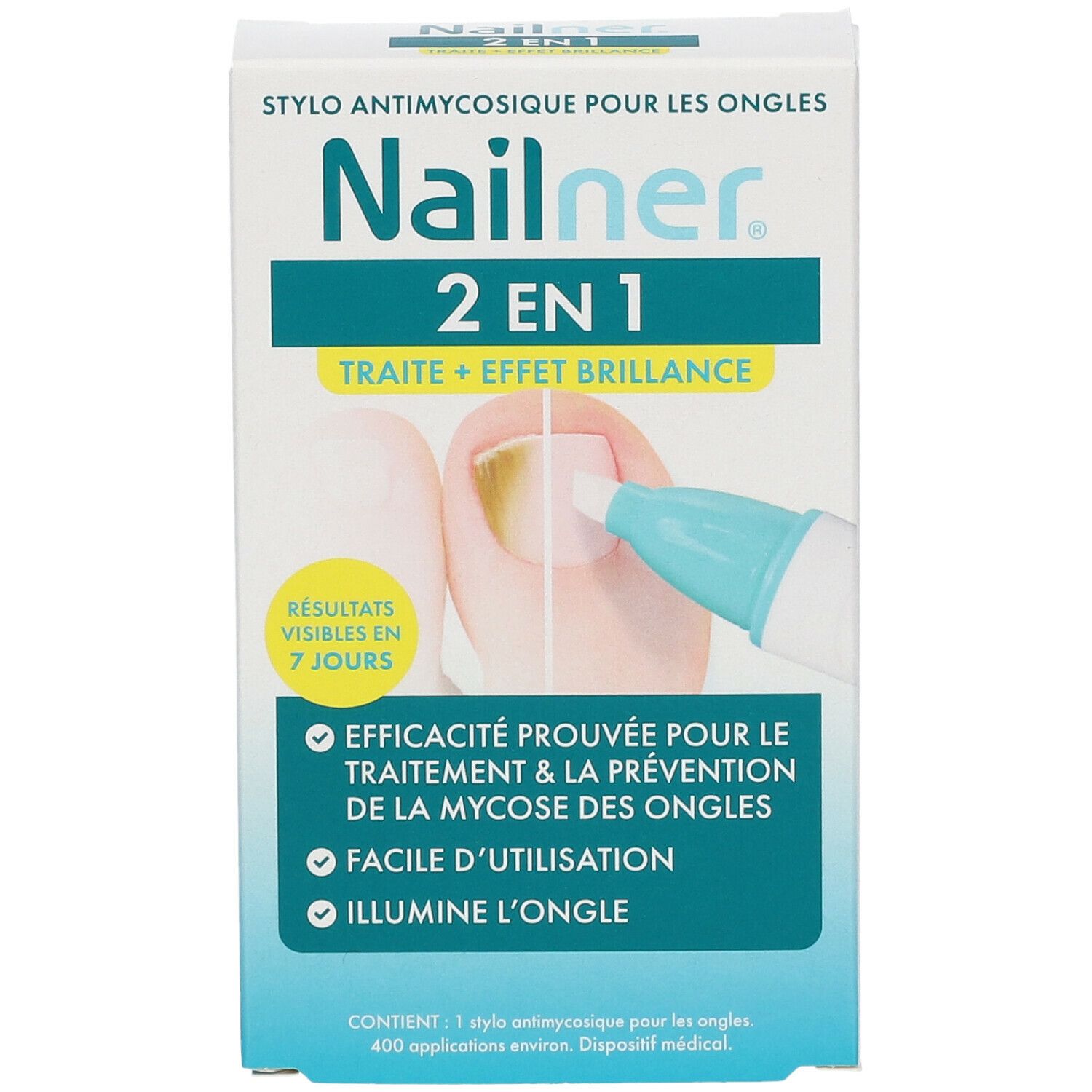 Nailner Pen tegen nagelschimmel 2-in-1