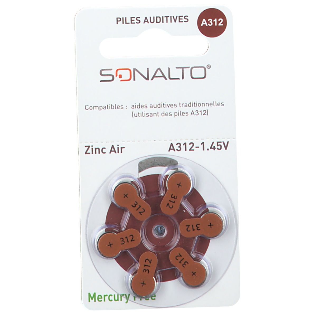 SONALTO PILE AUDITIVE ZA 312 X6