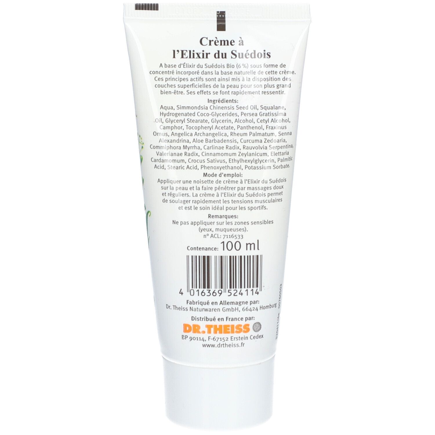 Dr. Theiss Crème Crème Zweeds Elixir