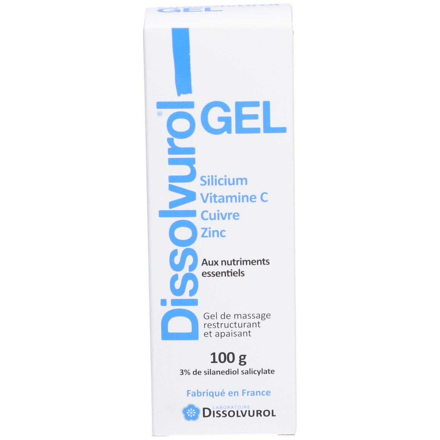 Dissolvurol Gel - Silicium, Vitamines C, Cuivre, Zinc