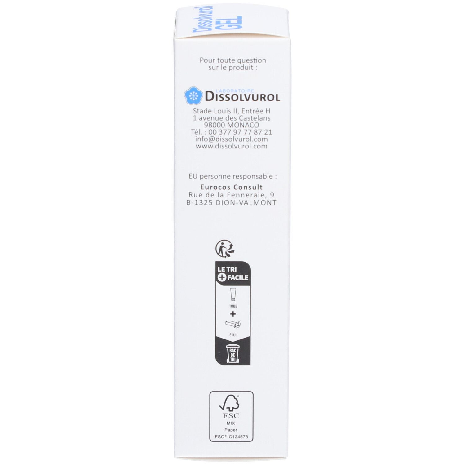 Dissolvurol Gel - Silicium, Vitamines C, Cuivre, Zinc