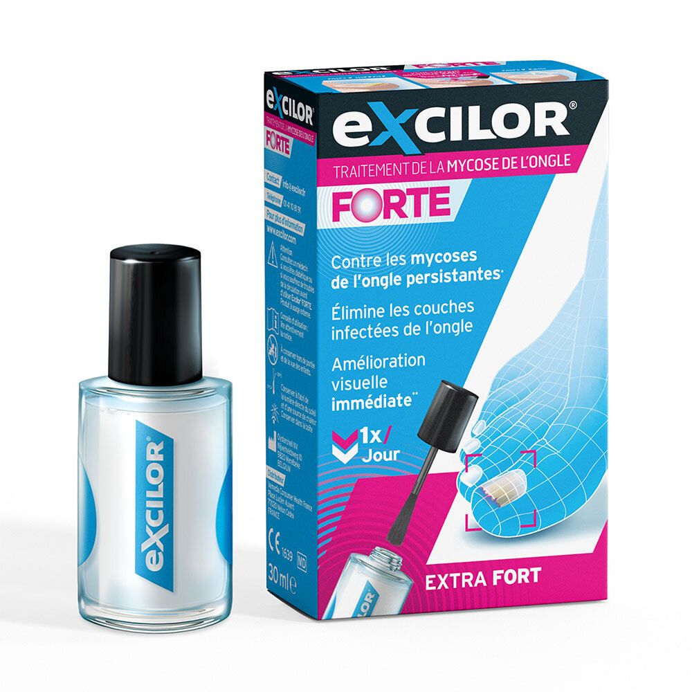 EXCILOR FORTE TRAITEMENT DE LA MYCOSE DE L'ONGLE - Solution pour application locale, dispo