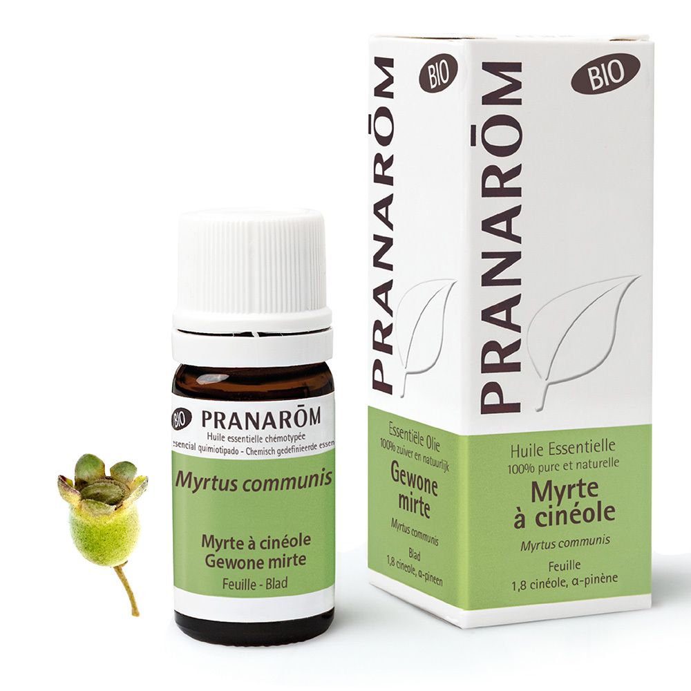 Pranarôm Huile Essentielle Myrte à cinéole Bio
