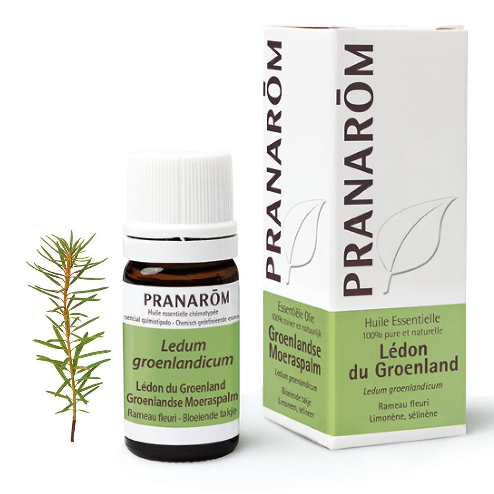 PRANARÔM HUILE ESSENTIELLE - Huile essentielle de lédon du Groenland, chémotypée.  - fl 10