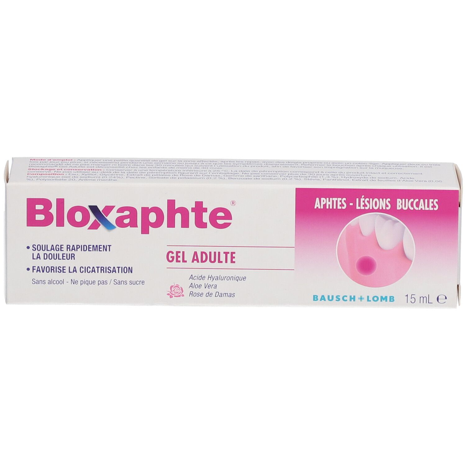 BLOXAPHTE GEL ADULTE - Gel buccal.  - tube 15 ml