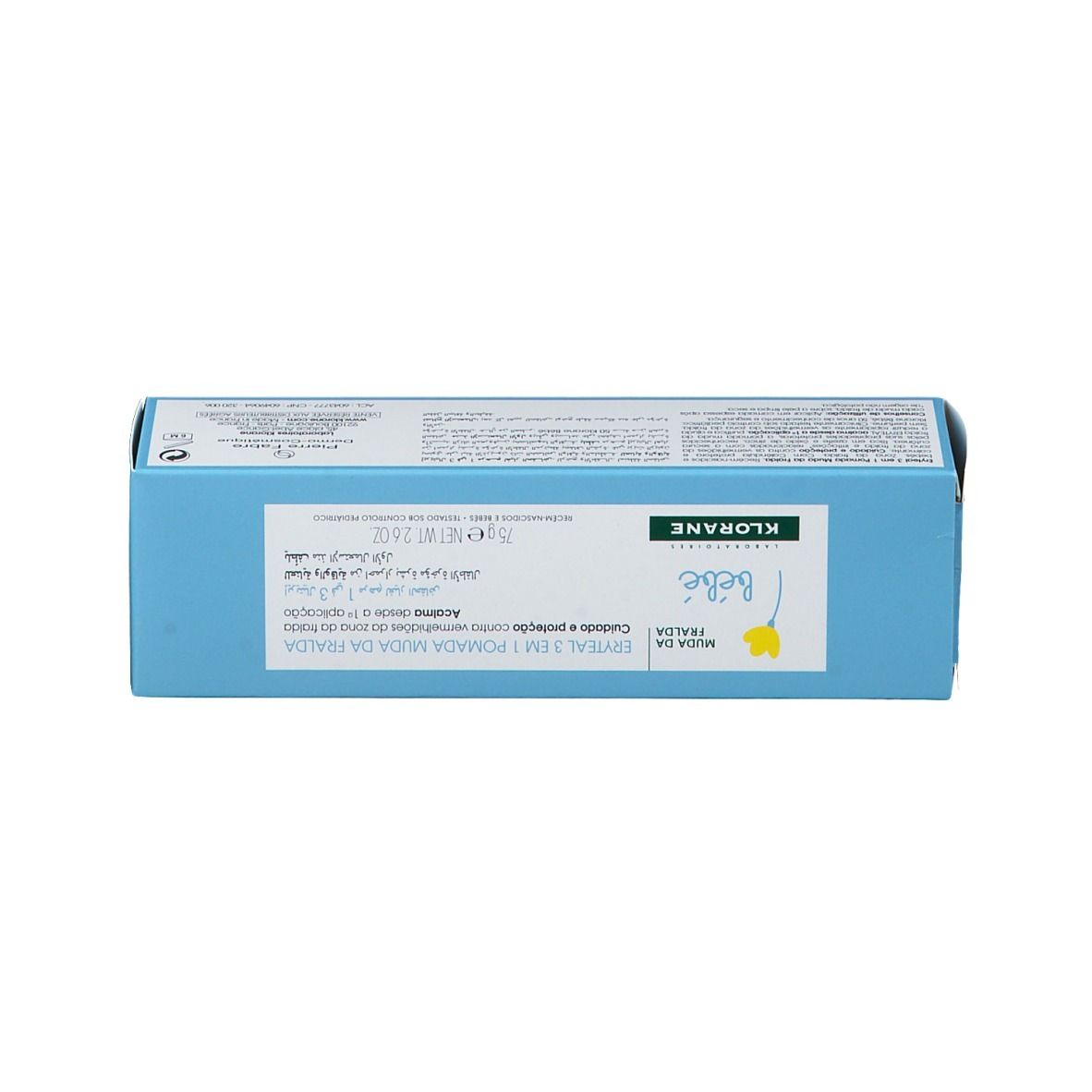 KLORANE Bébé Pommade Change Eryteal 3 en 1 Au Calendula Bio