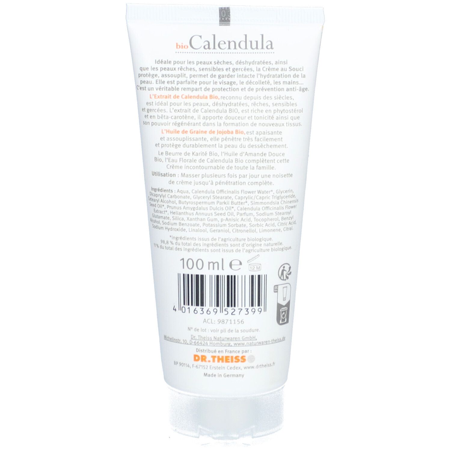 Dr. Theiss Bio Calendula Goudsbloem Crème