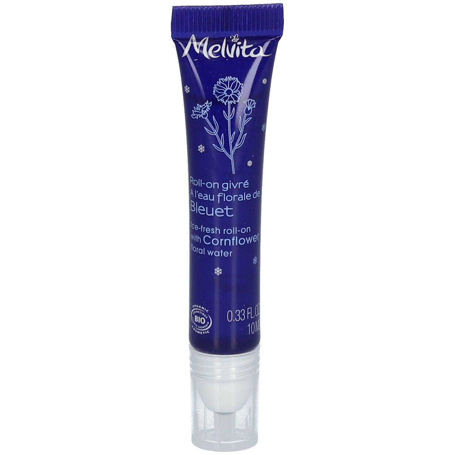 Melvita Ice-Fresh Roll-On with Cornflower Floral Water
