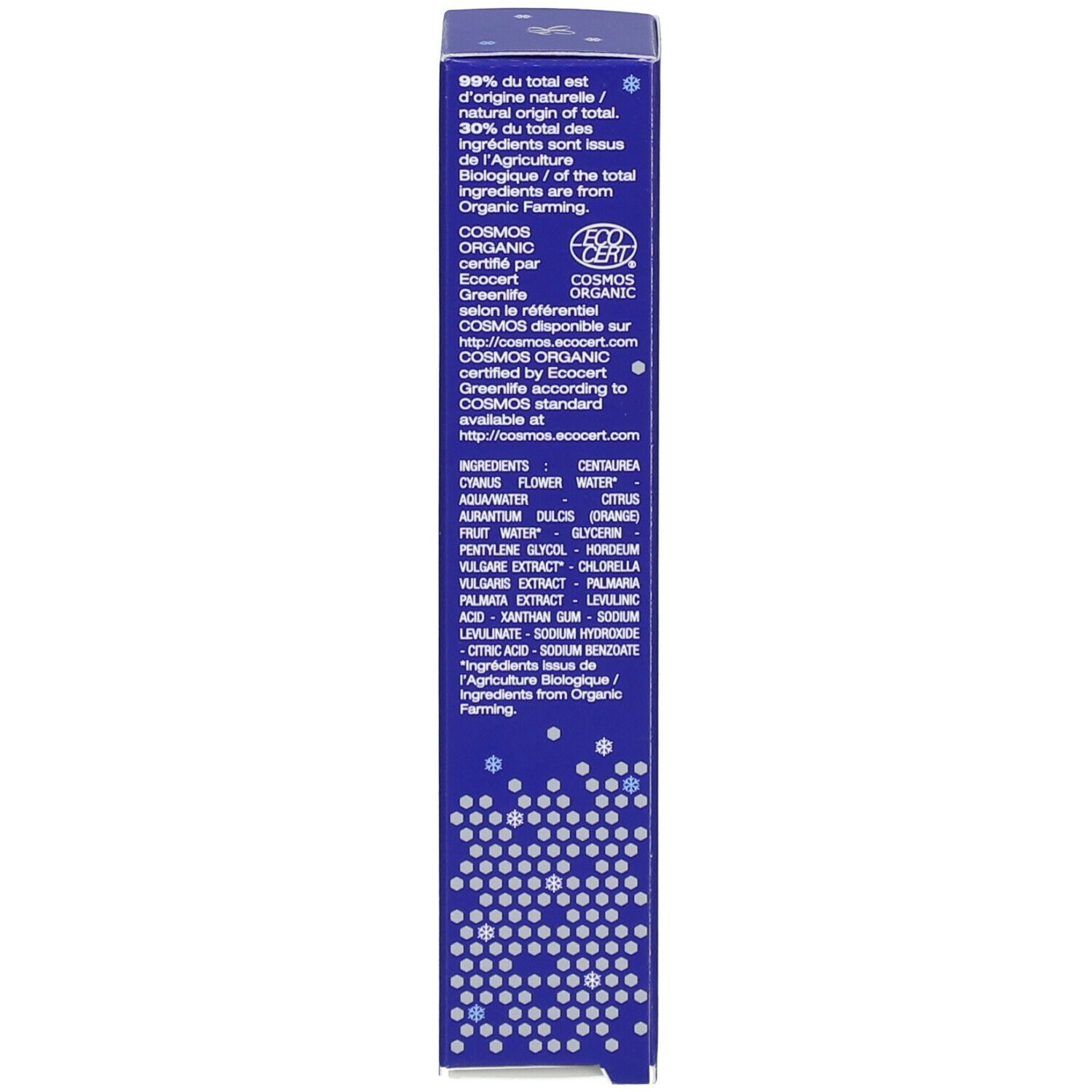 Melvita Ice-Fresh Roll-On with Cornflower Floral Water