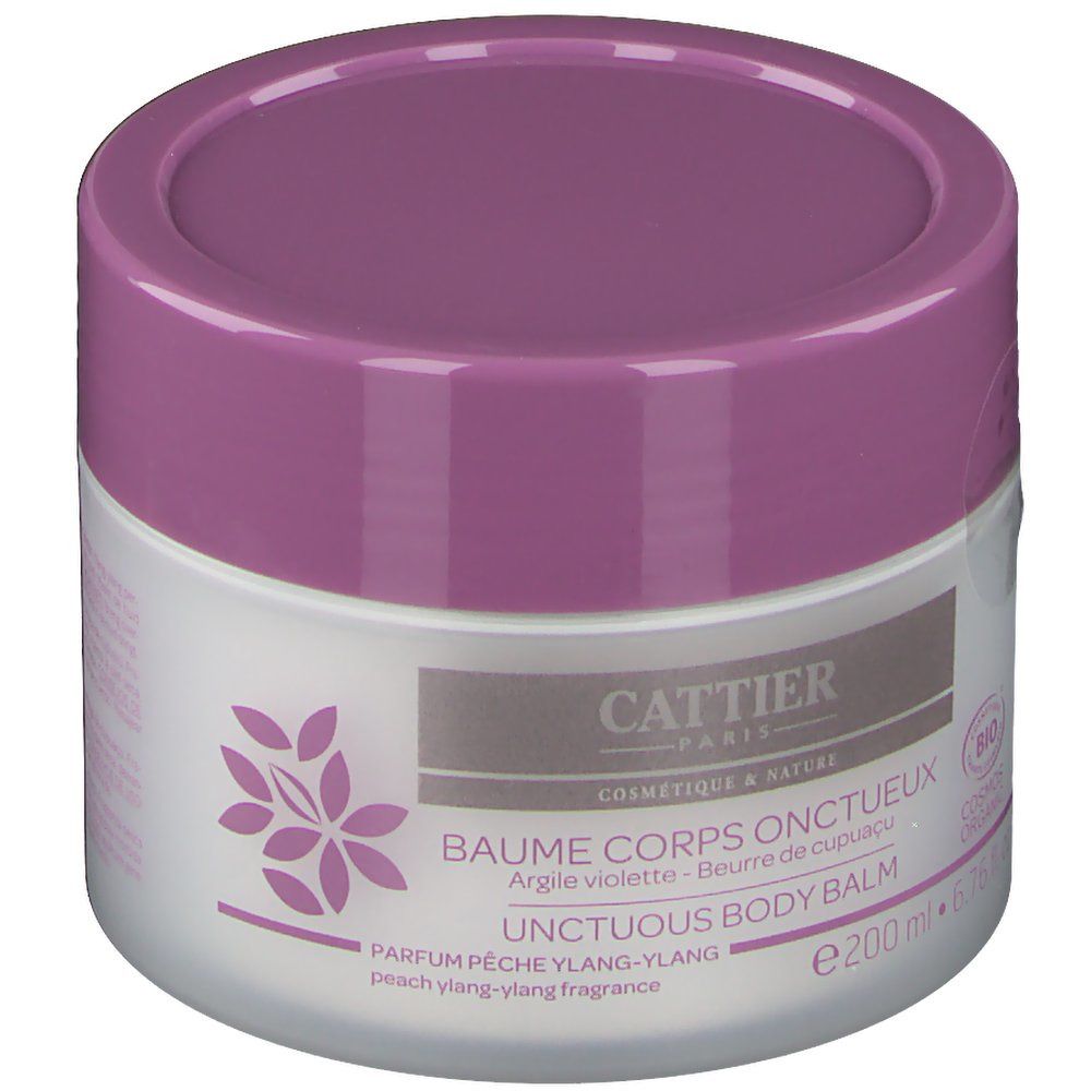 Cattier Baume Corps Onctueux Parfum Pêche Ylang-Ylang