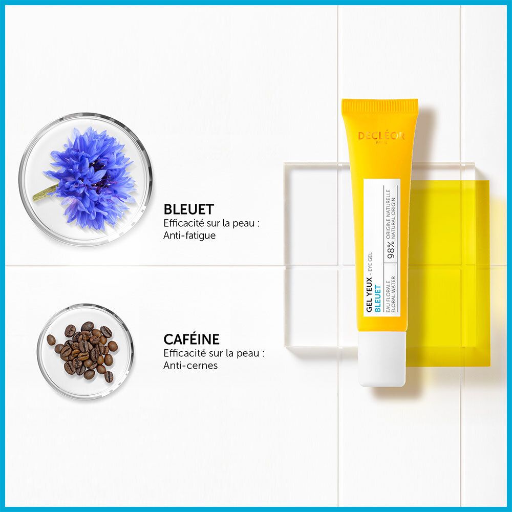 DECLEOR GEL YEUX BLEUET 15ML