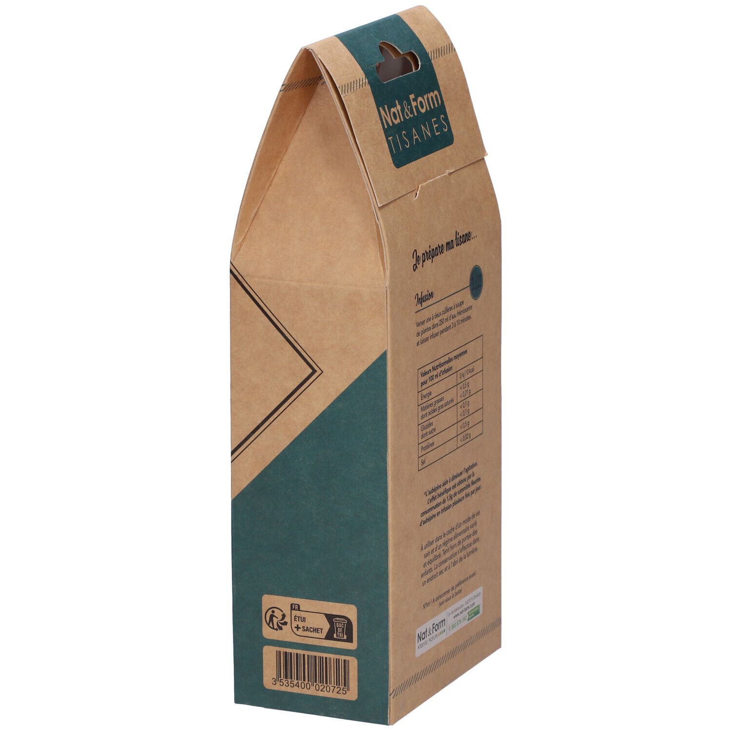 Nat&Form Tisane Aubépine bio