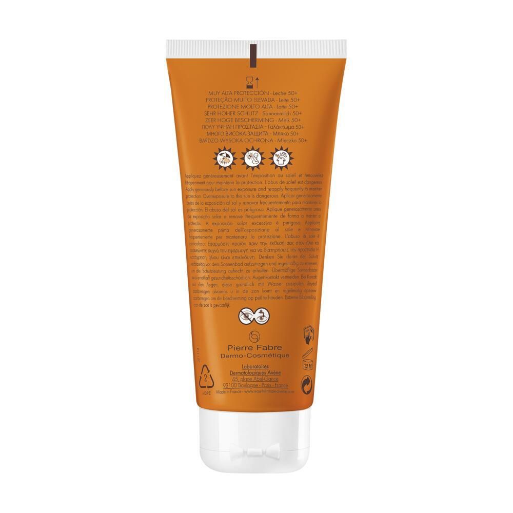 AVÈNE LAIT SPF 50+ - Lait solaire très haute protection, SPF 50+.  - tube 100 ml