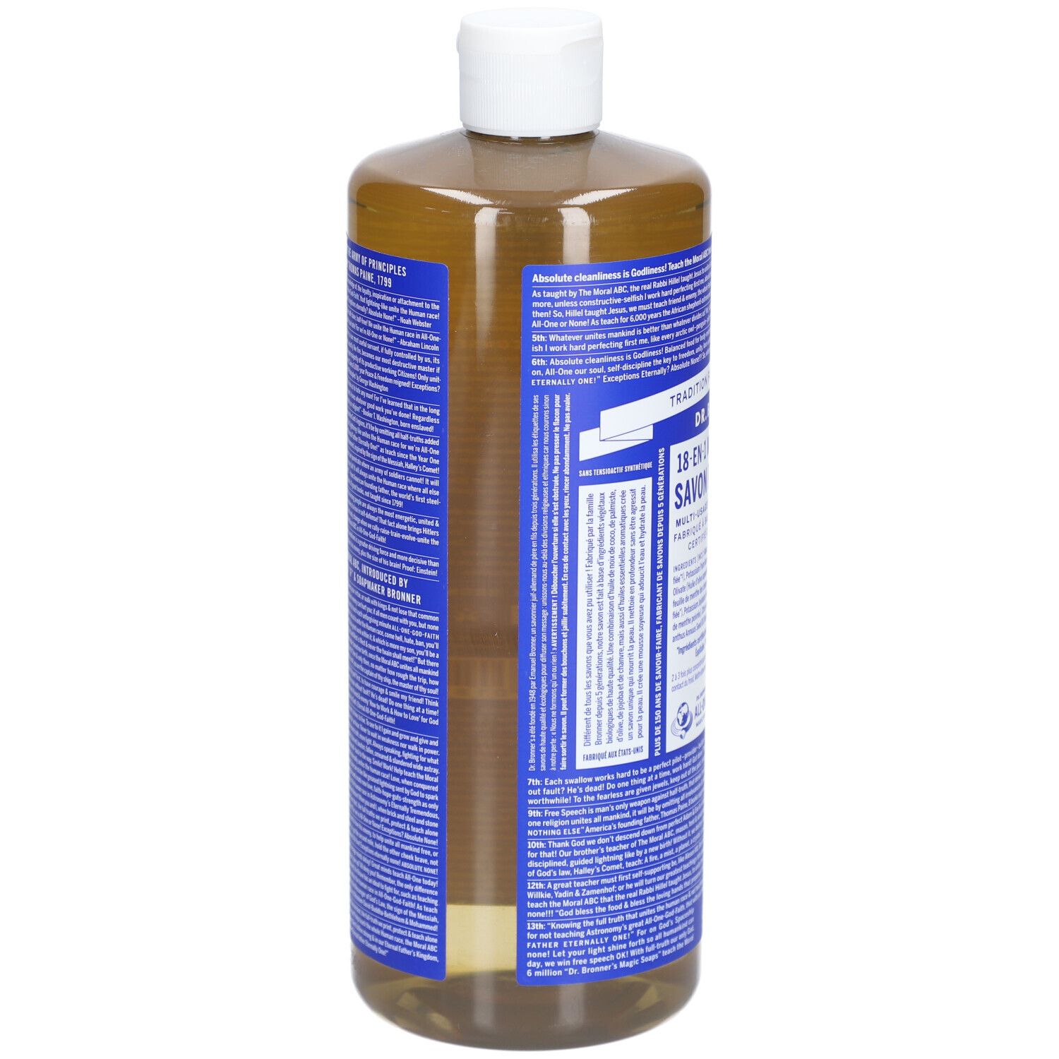 Dr. Bronner's 18-in-1 Zuiver Plantaardige Zeep Pepermunt