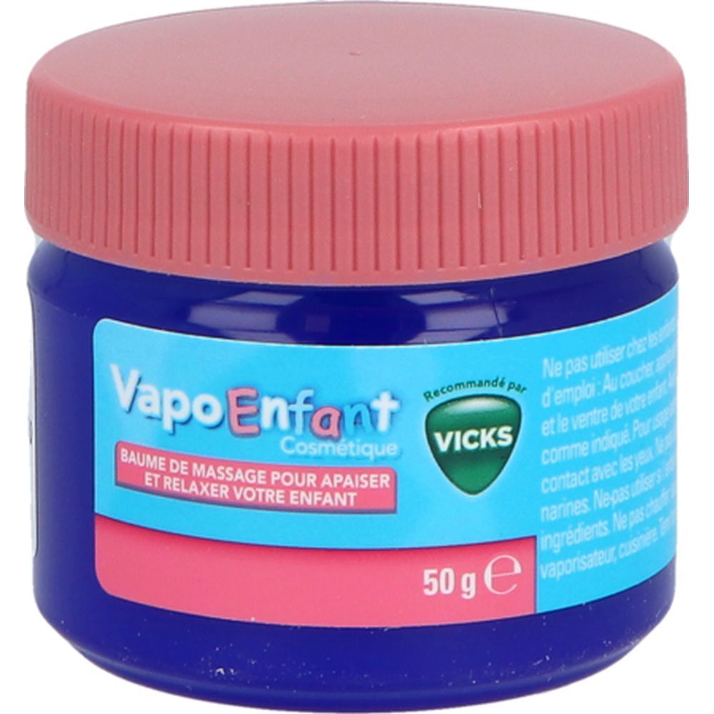 VAPOENFANT BAUME DE MASSAGE RECOMMANDÉ PAR VICKS - Baume de massage.  - pot 50 g