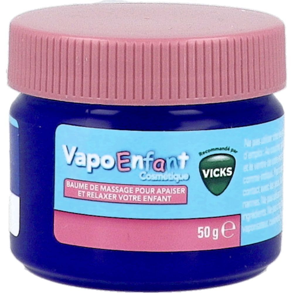 VAPOENFANT BAUME DE MASSAGE RECOMMANDÉ PAR VICKS - Baume de massage.  - pot 50 g
