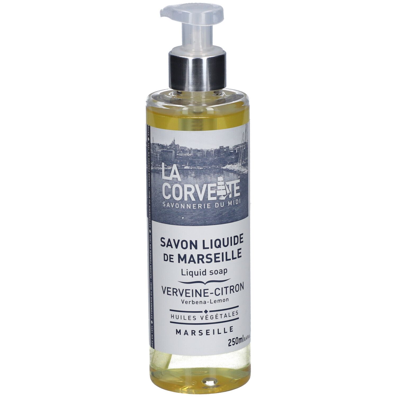 LA CORVETTE Savon liquide de Marseille Verveine-Citron