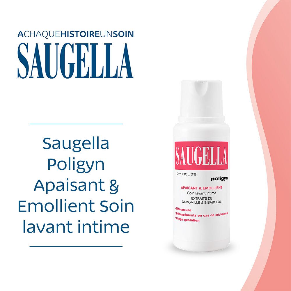 SAUGELLA POLIGYN LIGNE ROSE SOIN LAVANT INTIME - Soin lavant pour usage intime.  - fl 250