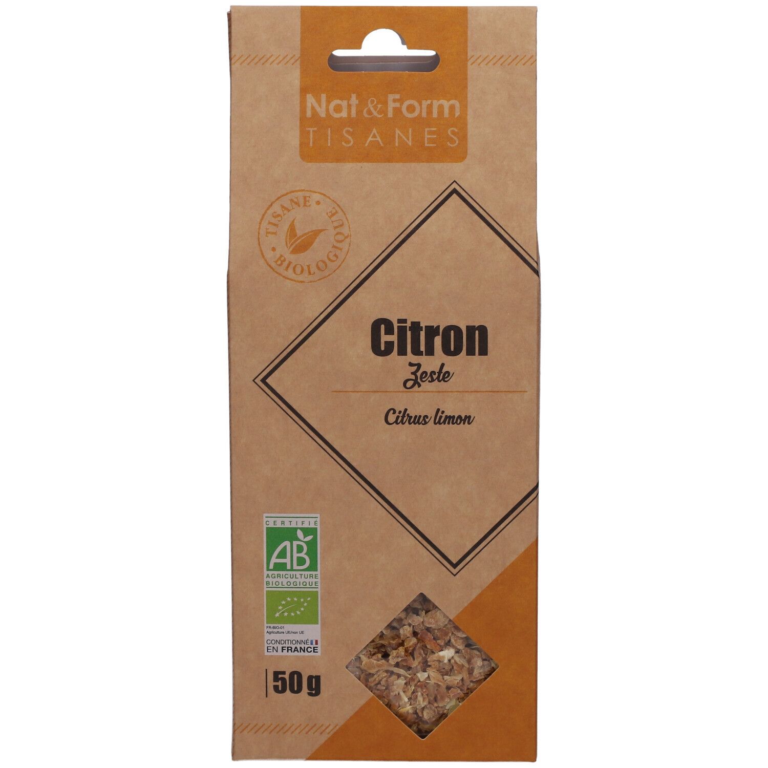 Nat&Form Tisane Citron bio