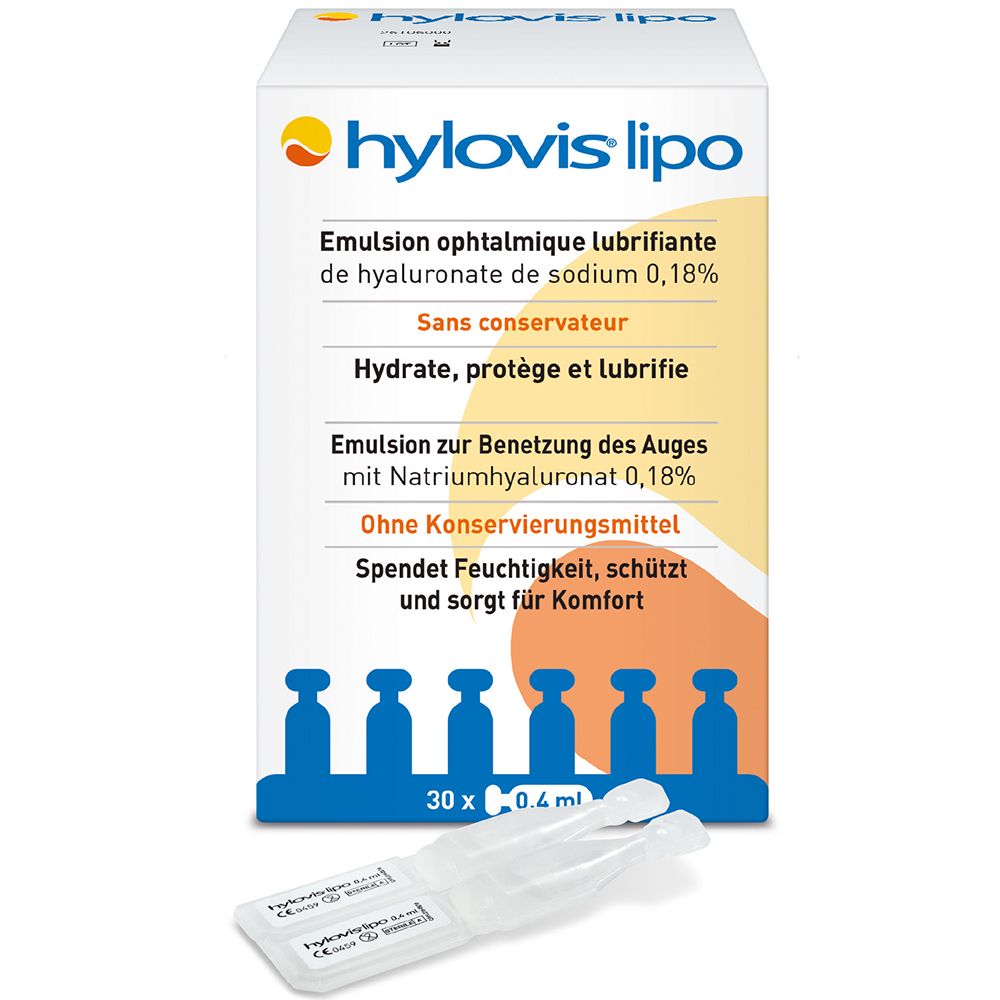 HYLOVIS® Lipo Emulsion ophtalmique lubrifiante