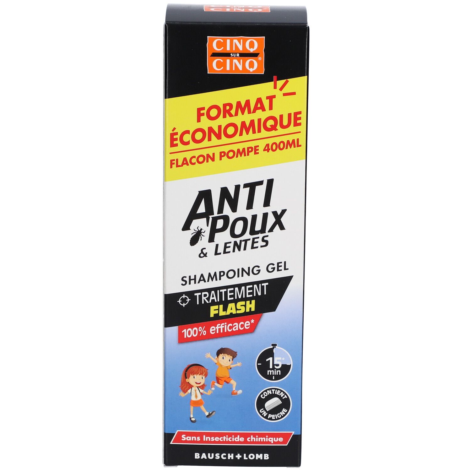 Cinq sur Cinq® Anti-Luis en Neten Gel Shampoo