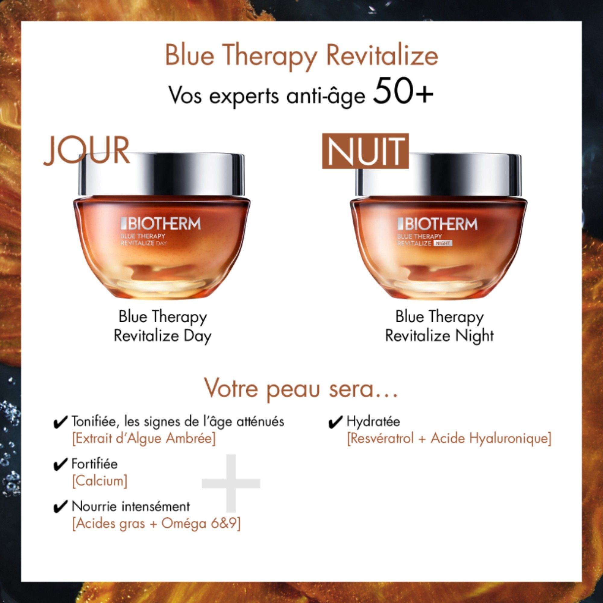 Biotherm Blue Therapy Amber Crème Nuit Anti-âge
