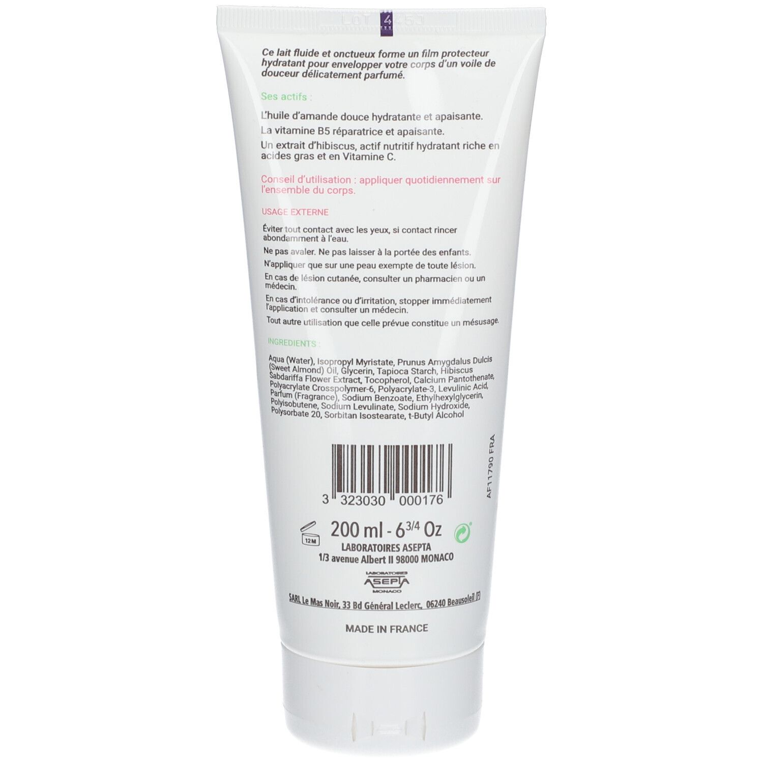 d'âme nature® Coup d'Eclat Lait Corps Nourrissant