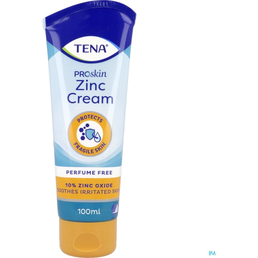 TENA ZINC CREAM - Crème apaisante à l'oxyde de zinc 10 %  - tube 100 ml