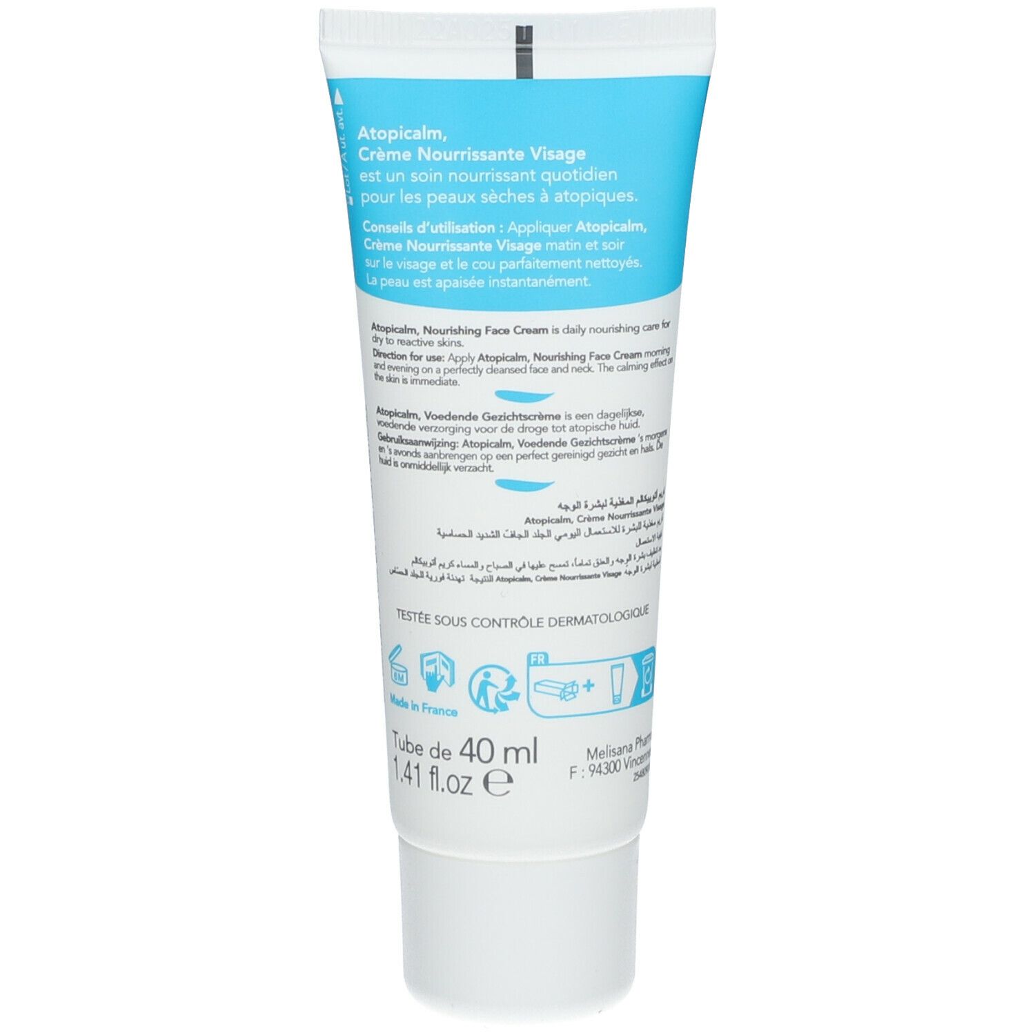 DERMAGOR ATOPICALM CRÈME NOURRISSANTE VISAGE HYDRATATION 24 H - Crème nourrissante, hydrat