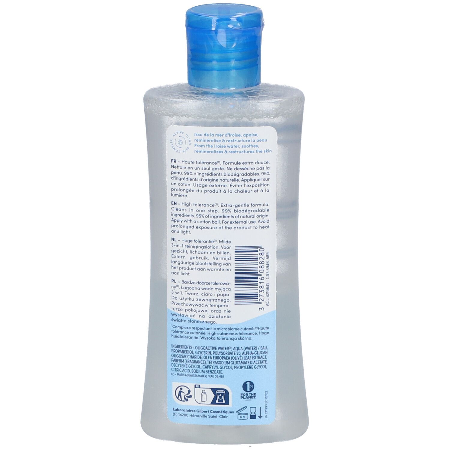 NEUTRADERM BABY EAU NETTOYANTE DOUCEUR 3 EN 1 - Eau nettoyante douceur 3 en 1, sans rinçag