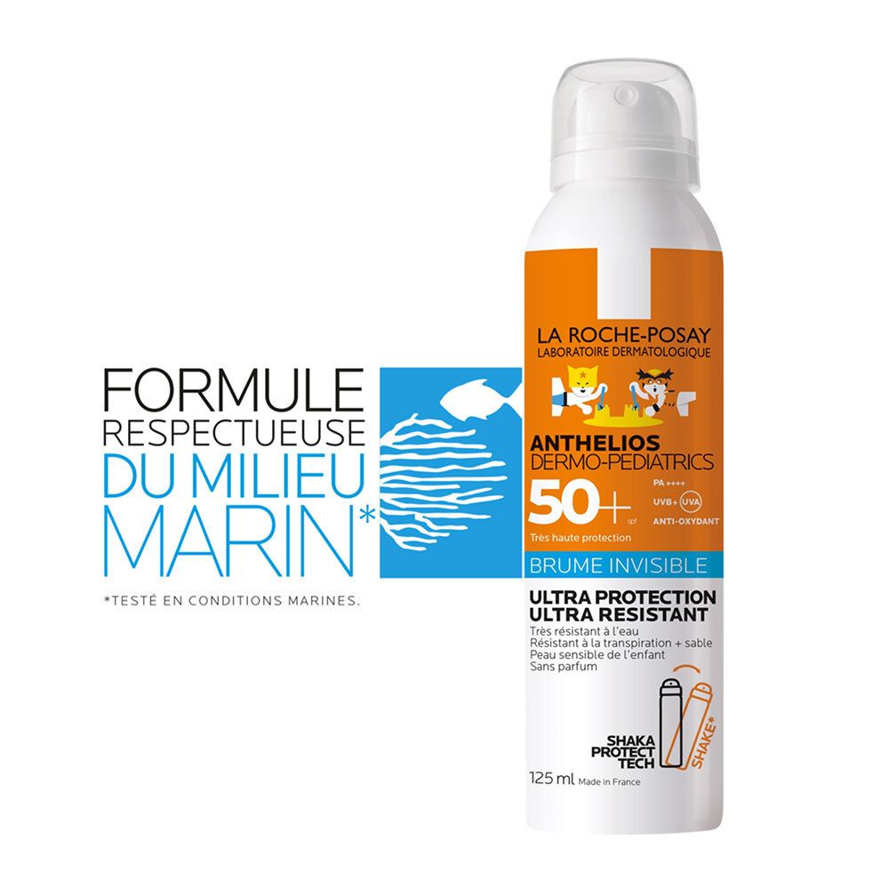 ANTHELIOS DERMO PEDIATRICS BRUME SPF 50+ SANS PARFUM - Brume invisible enfant dermo-pediat
