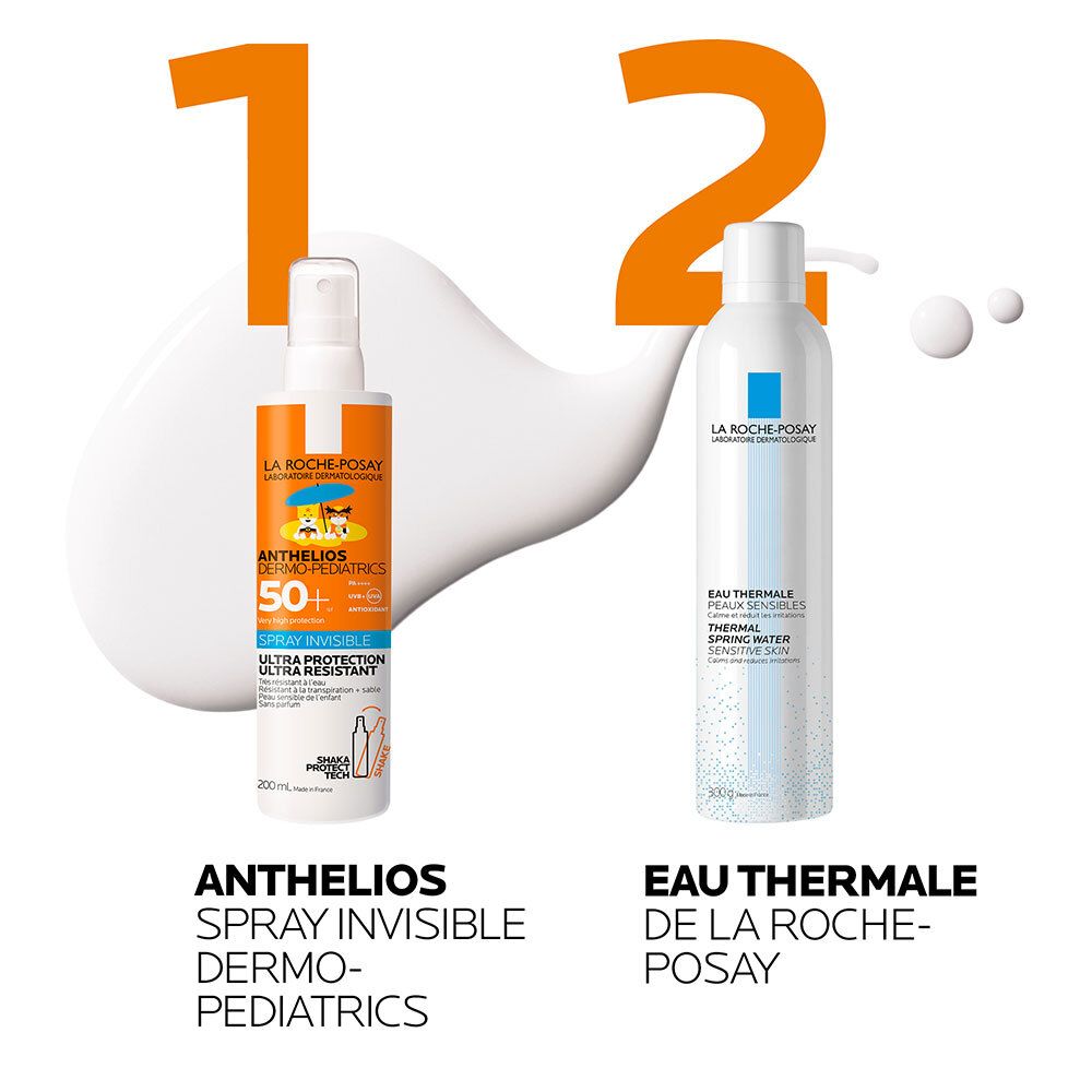 ANTHELIOS DERMO PEDIATRICS  SPRAY ENFANT SPF 50+ SANS PARFUM - Spray invisible enfant derm